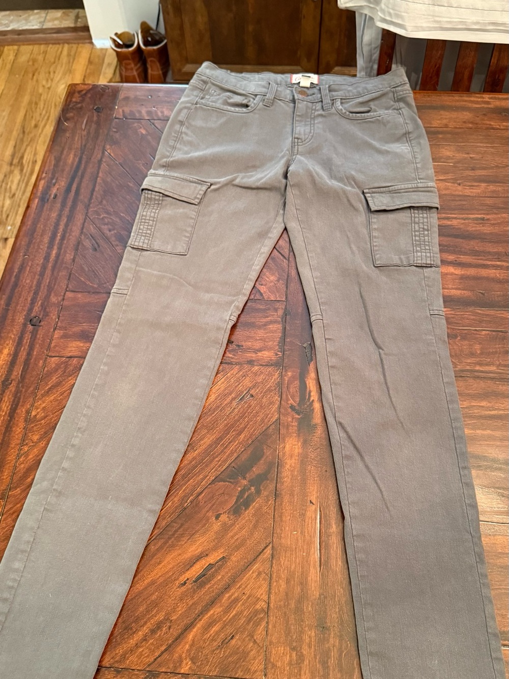 Lands' End Women's Cargo Trousers in Gray